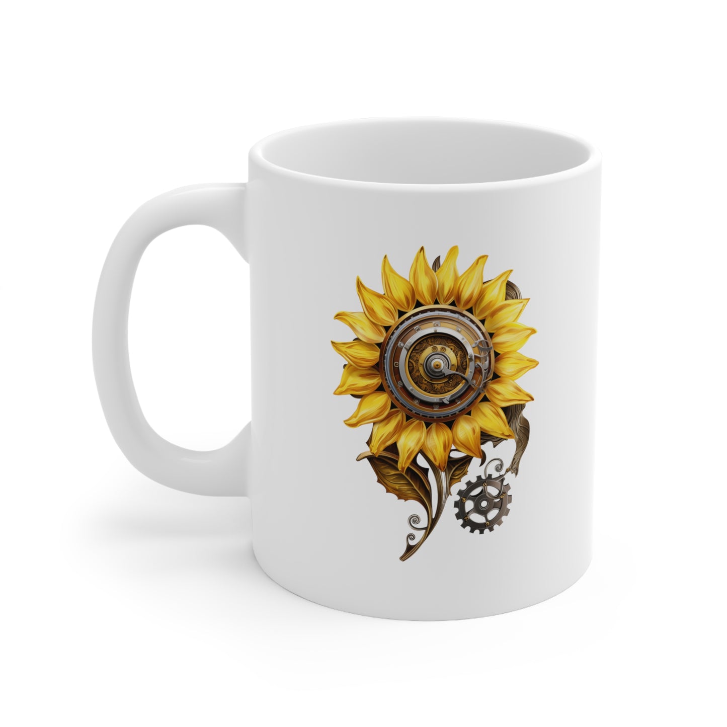 "Mechanical Sunflower" | Coffee Mug