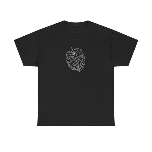 Monstera Line Drawing - "The Continuous Monstera" | unisex T-Shirt