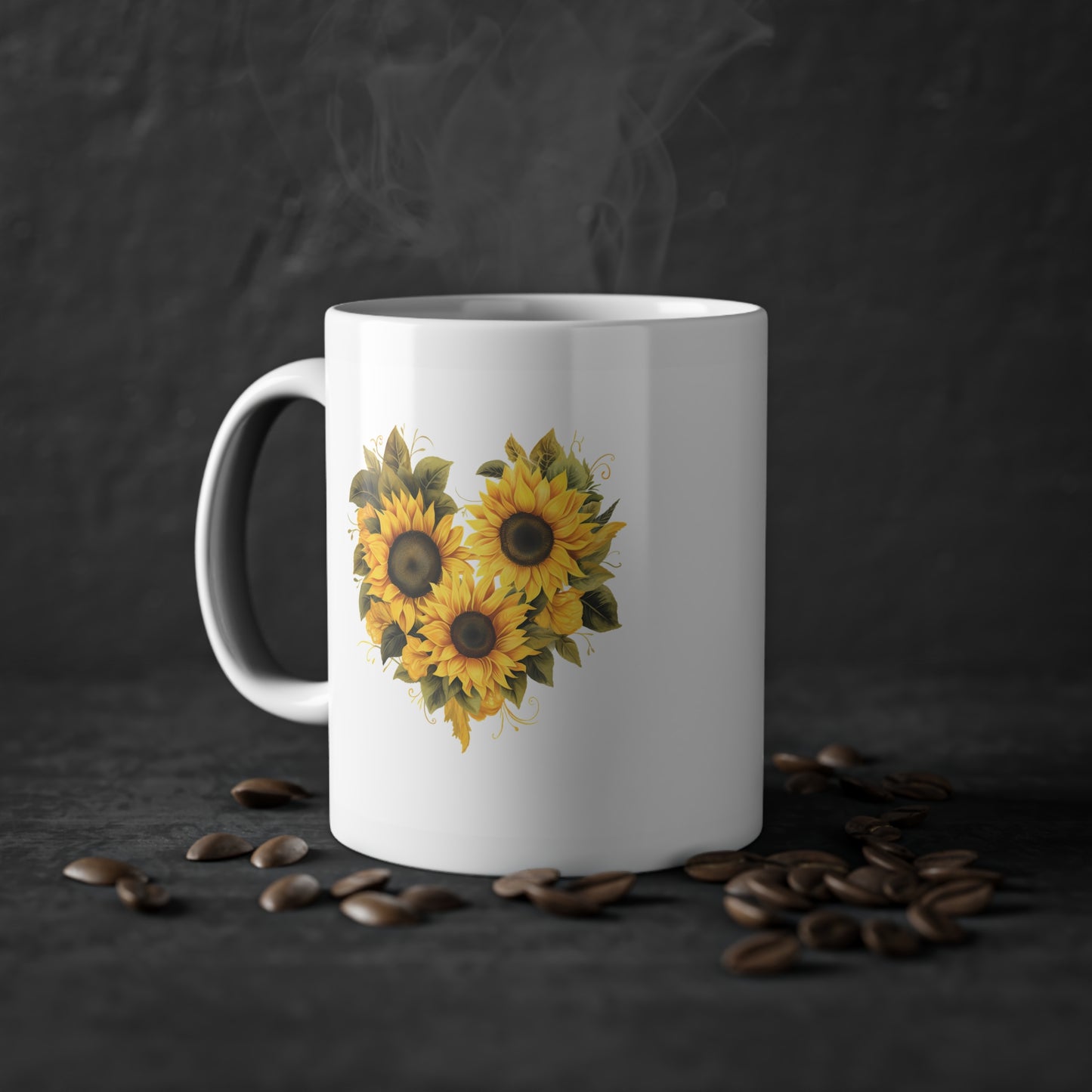 EU - "The Heart Sunflowers" | Coffee Cup