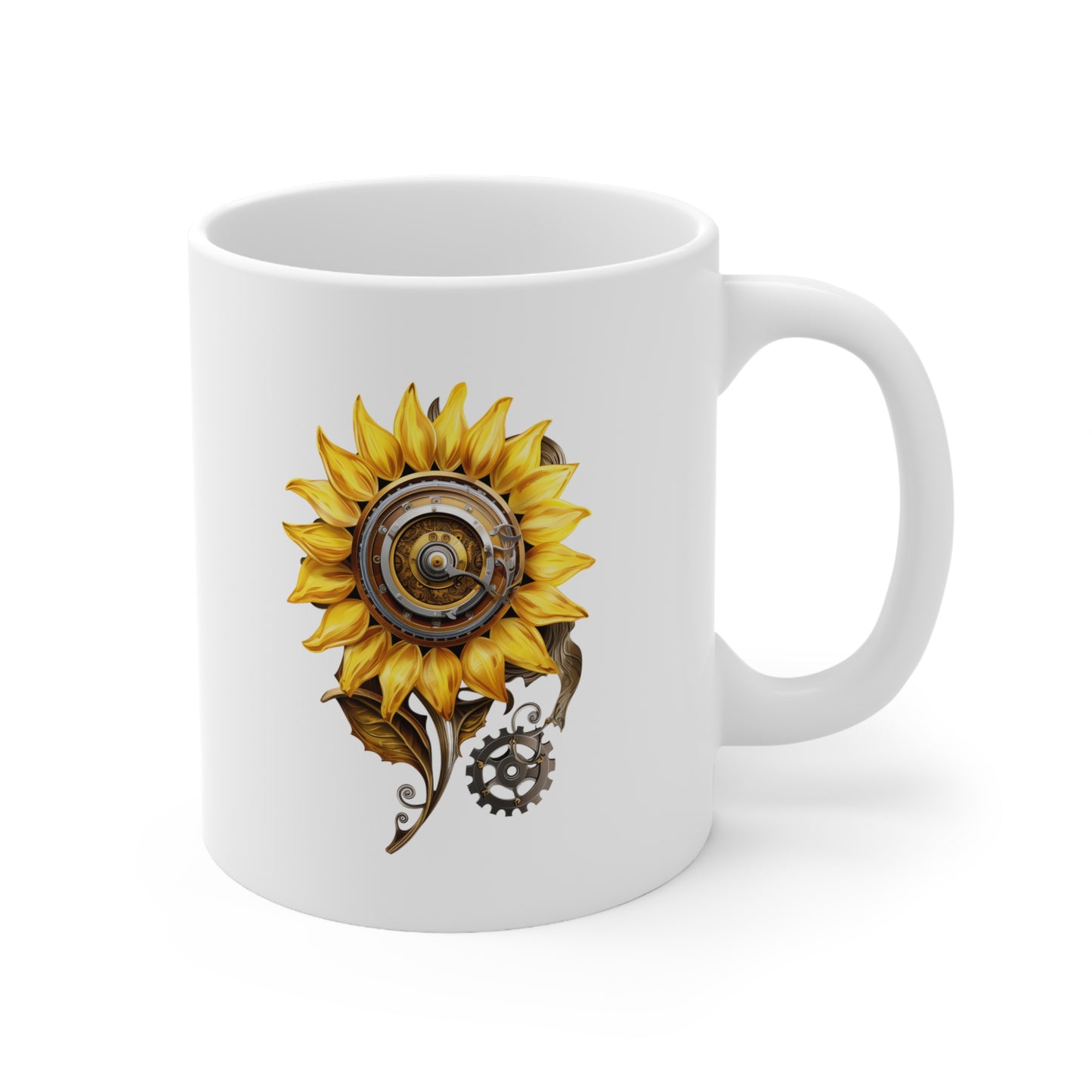 "Mechanical Sunflower" | Coffee Mug