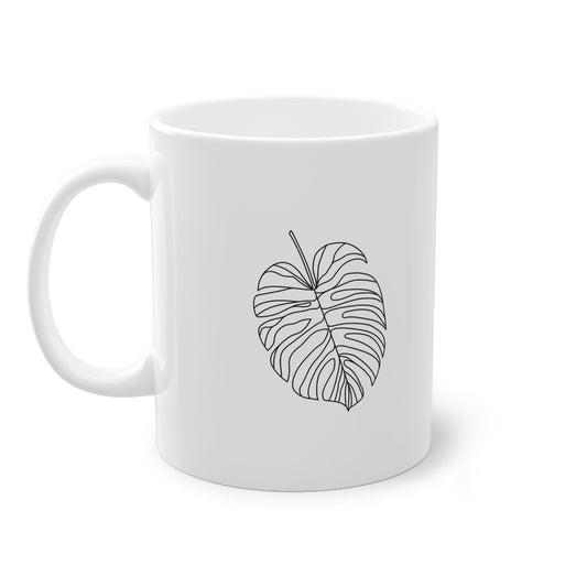 Monstera Line Drawing - "The Continuous Monstera" | Tazza