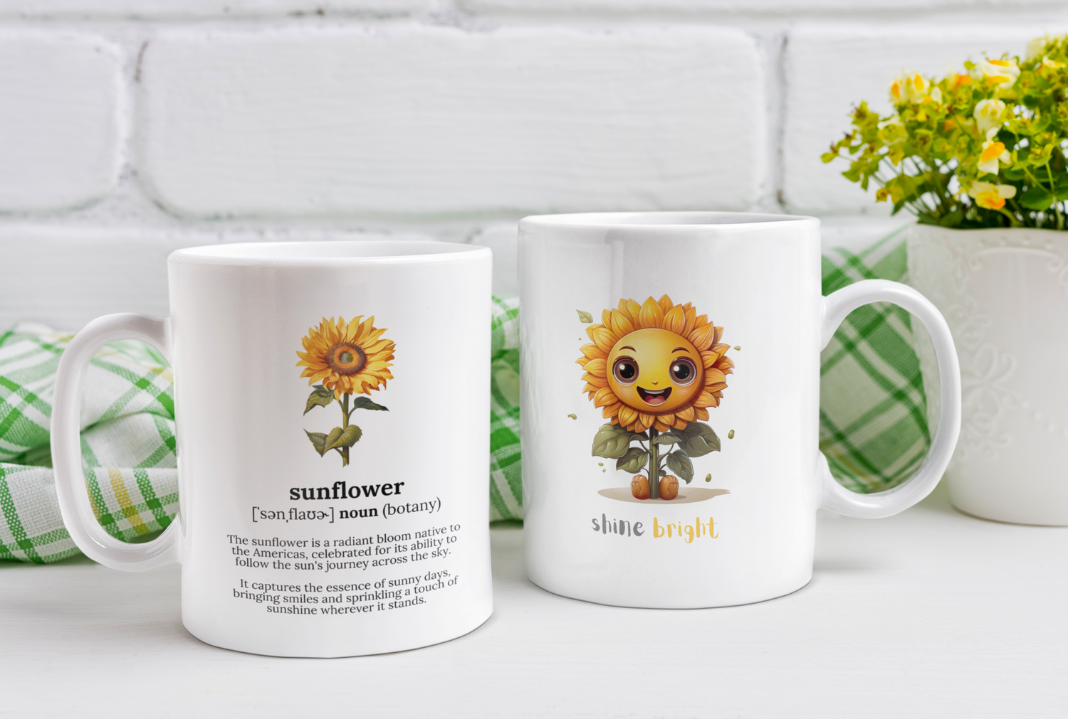 Sip Your Coffee in Style with a Sunflower Coffee Mug 🌞