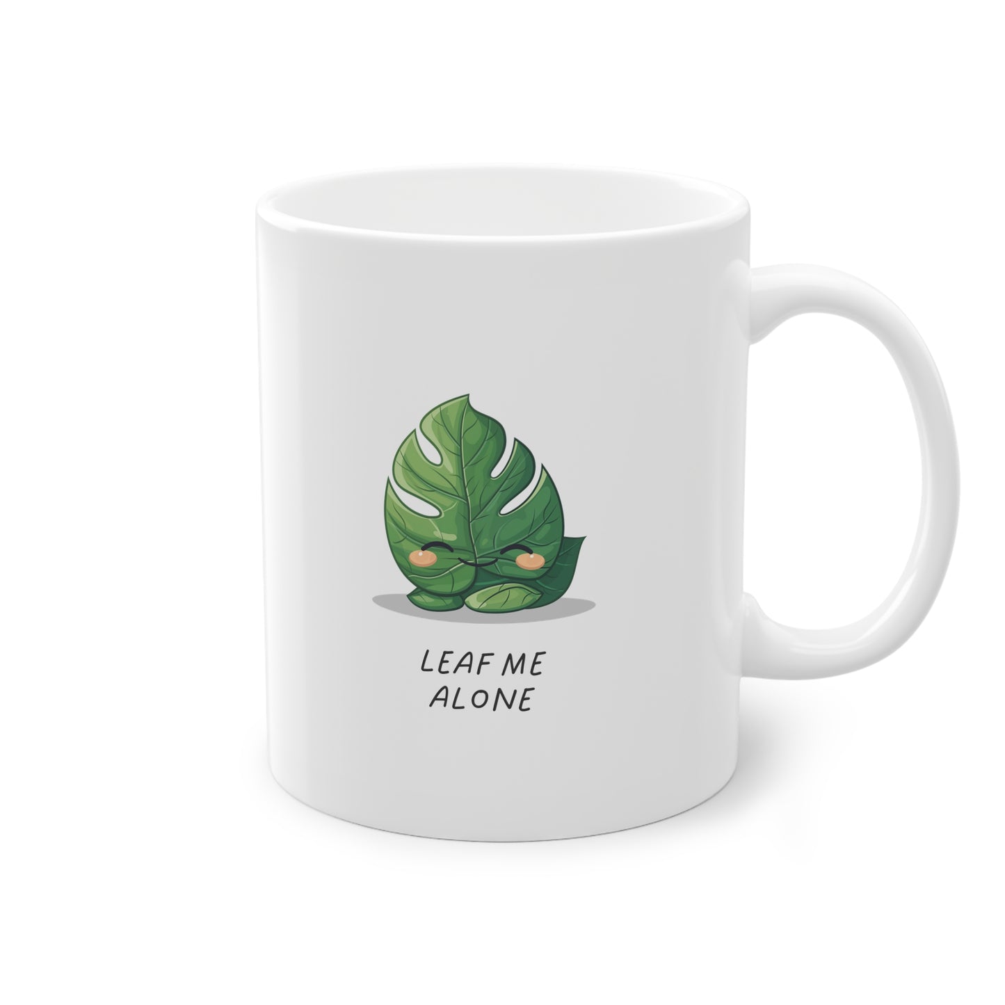 EU - "Leaf me alone" Coffee Cup - Monstera Version