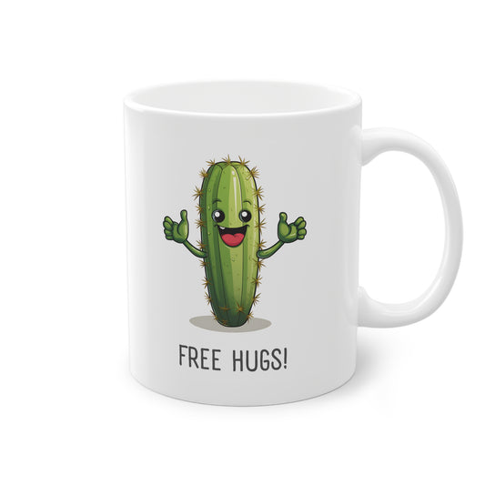EU - "Free Hugs" Cactus Coffee Cup