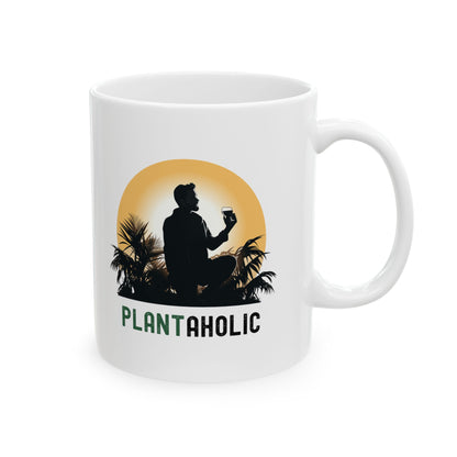 "Plantaholic" Man | Coffee Mug