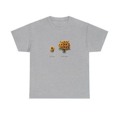 EU - "My plan vs. God's plan" | Sunflowers unisex T-Shirt