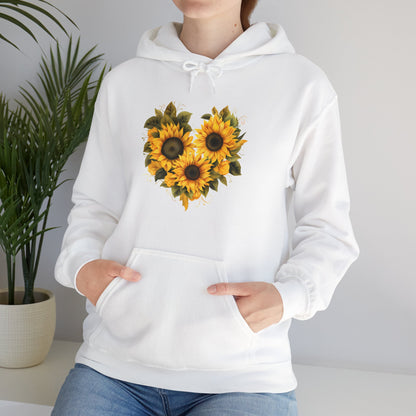 "The Heart of Sunflowers" | unisex Hoodie