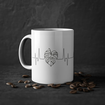 EU - "The Monstera Heartbeat" | Coffee Cup