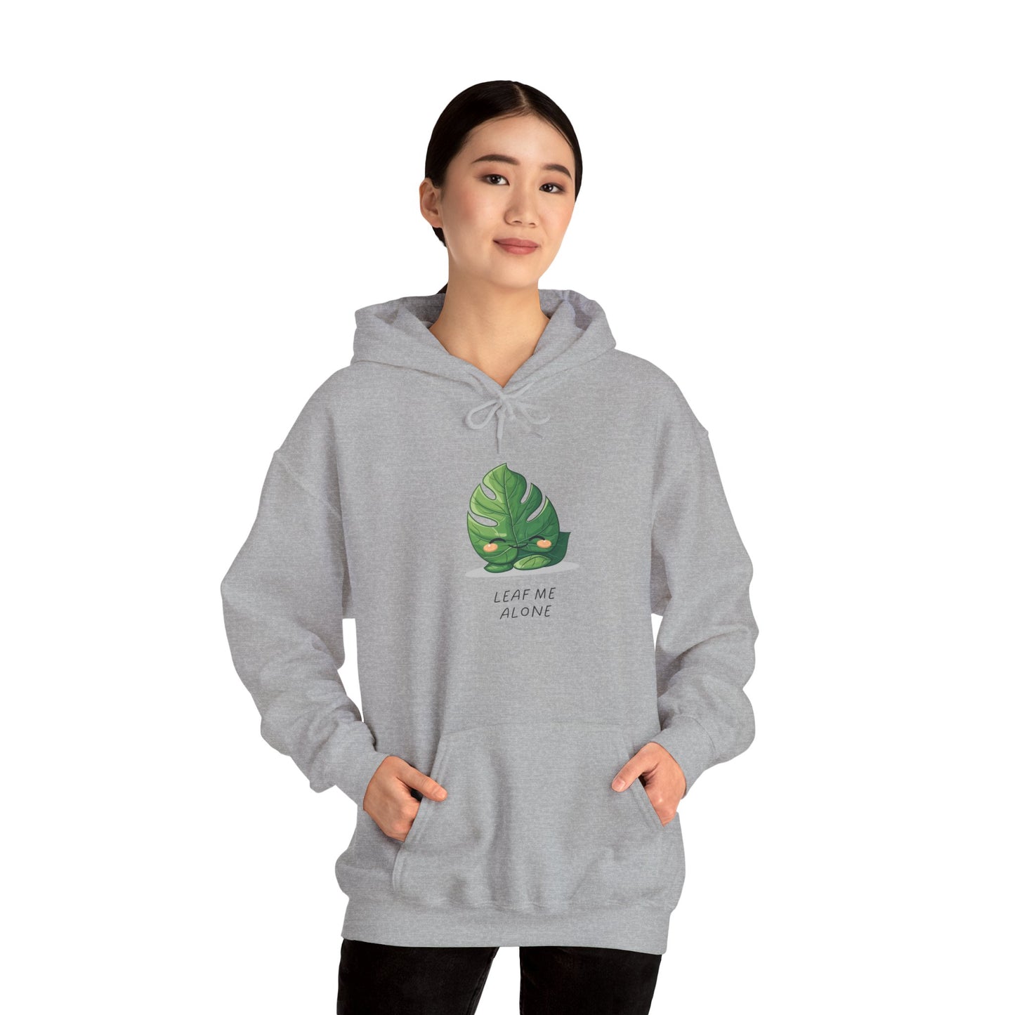EU - "Leaf me alone" Hoodie - Monstera Version | unisex Hoodie