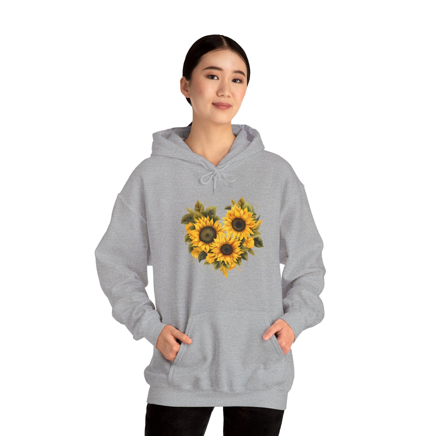 "The Heart of Sunflowers" | unisex Hoodie