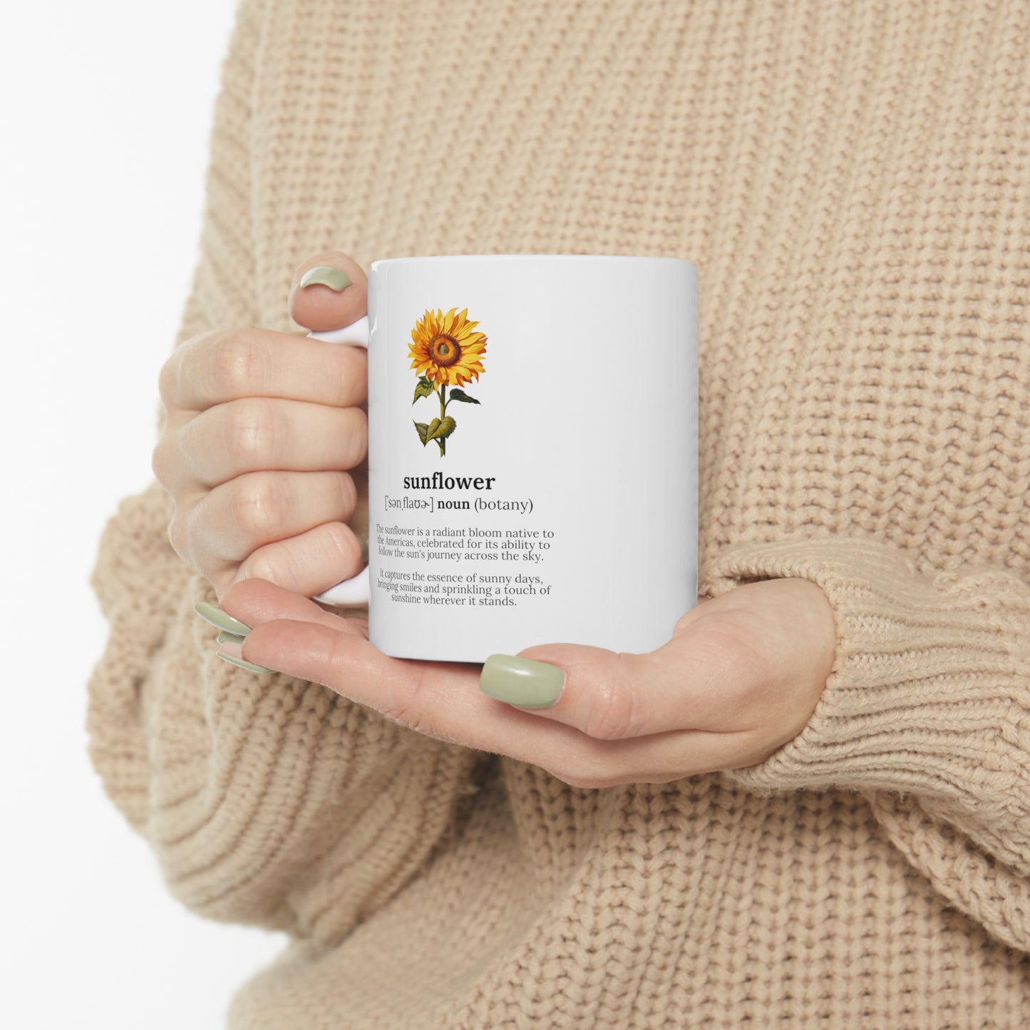 "Sunflower Definition" | Coffee Mug