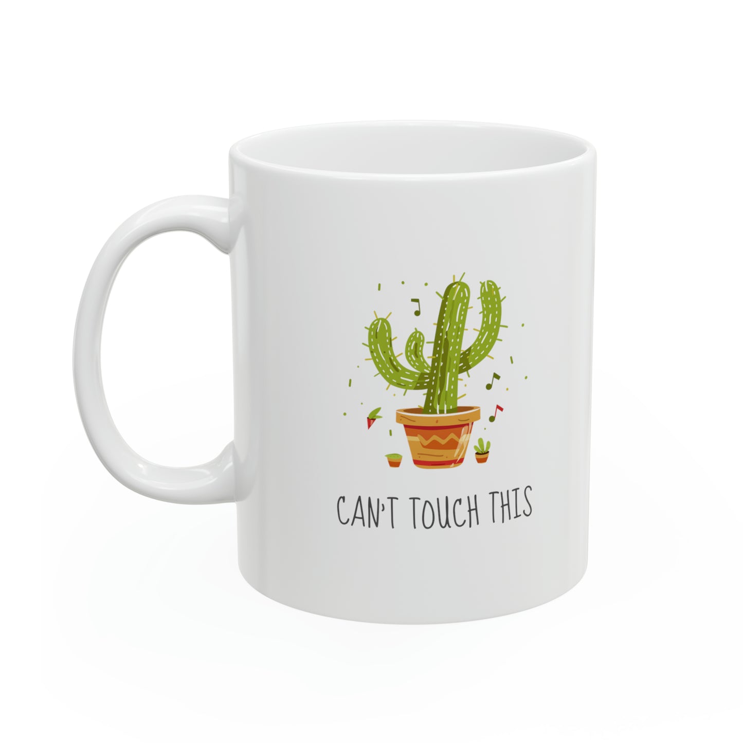 "Can't Touch This" Dancing Cactus Coffee Mug