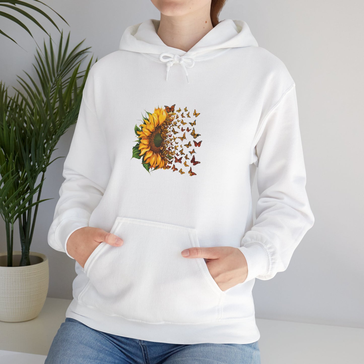 Sunflower Butterflies | unisex Hoodie