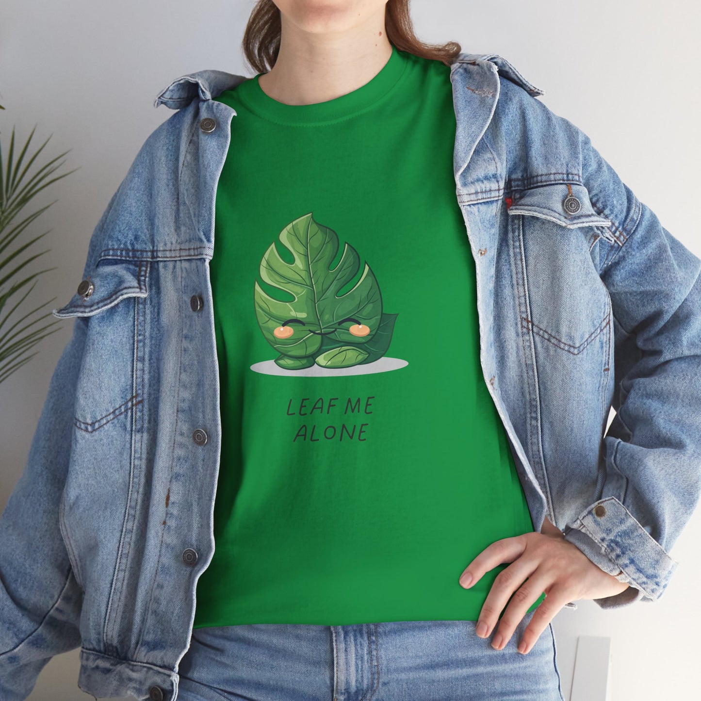 EU - "Leaf me alone" Shirt - Monstera Version | unisex T-Shirt