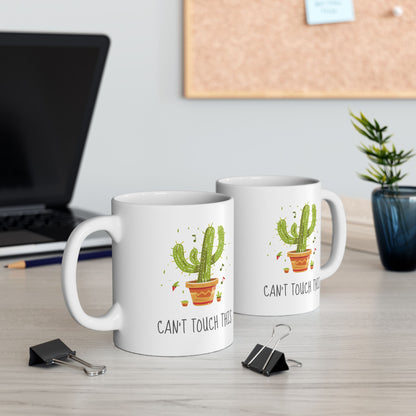 "Can't Touch This" Dancing Cactus Coffee Mug