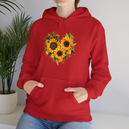 "The Heart of Sunflowers" | unisex Hoodie