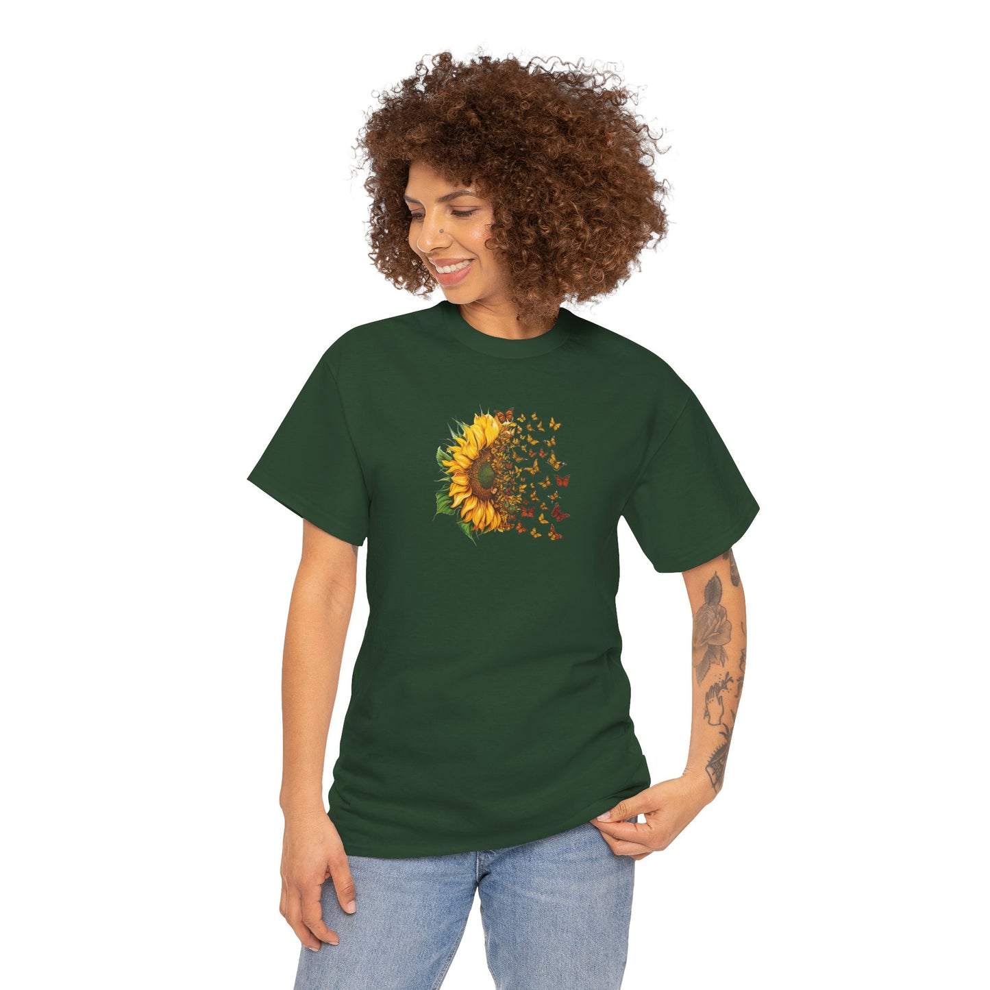 EU - Sunflower Butterflies | unisex T-Shirt