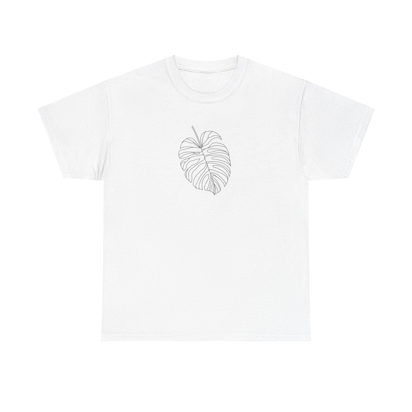 EU - Monstera Line Drawing - "The Continuous Monstera" | unisex T-Shirt