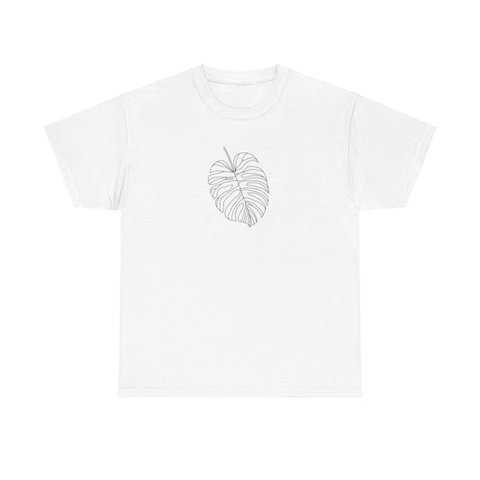 EU - Monstera Line Drawing - "The Continuous Monstera" | unisex T-Shirt