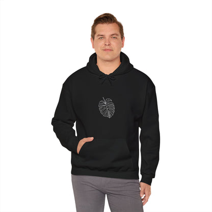 Monstera Line Drawing - "The Continuous Monstera" | unisex Hoodie