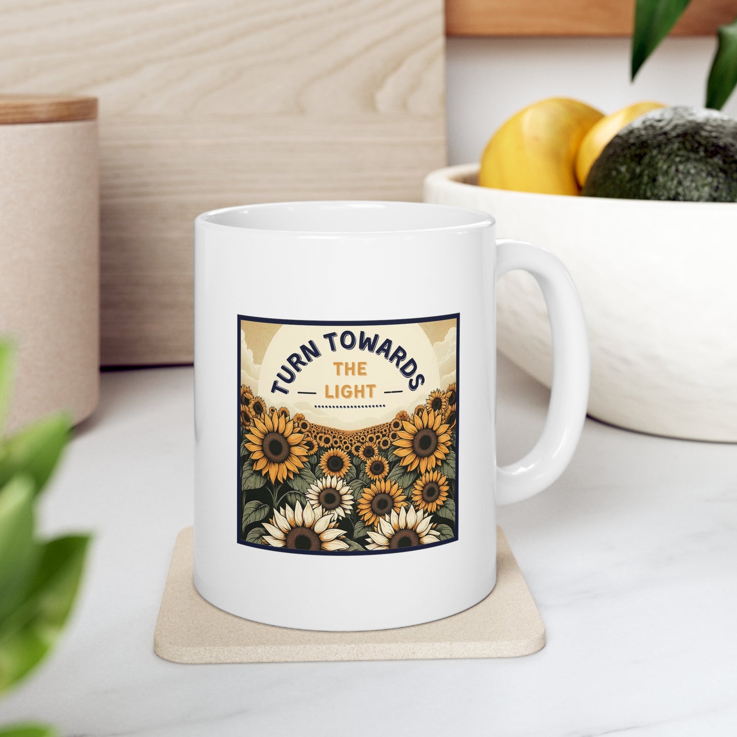 "Vintage Sunflower" | Coffee Mug