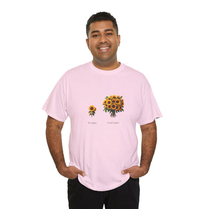 EU - "My plan vs. God's plan" | Sunflowers unisex T-Shirt