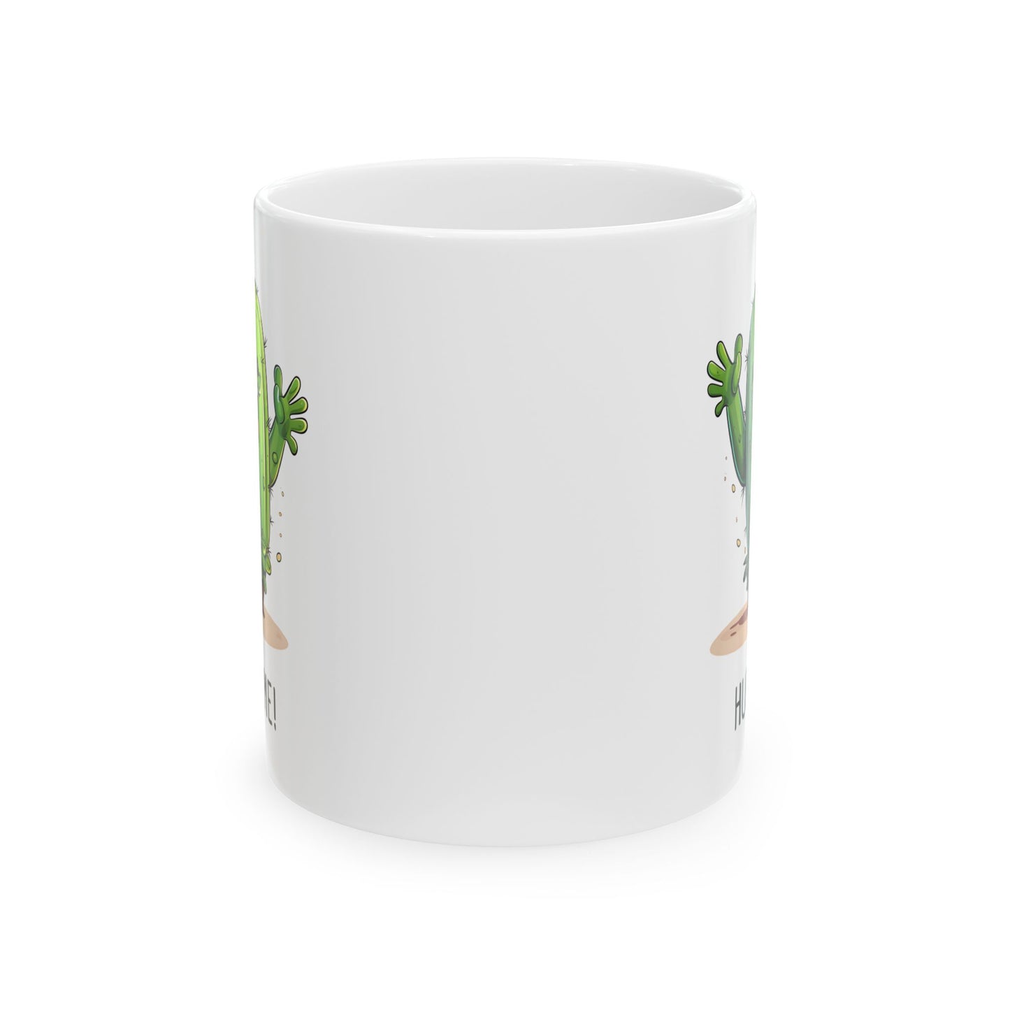 "Hug Me" Cactus Coffee Mug