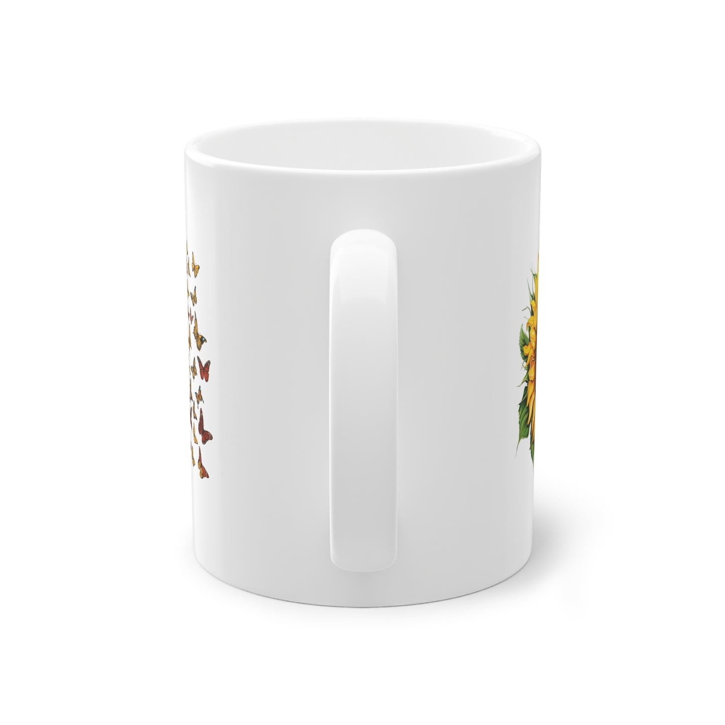 EU - Sunflower Butterflies | Coffee Cup