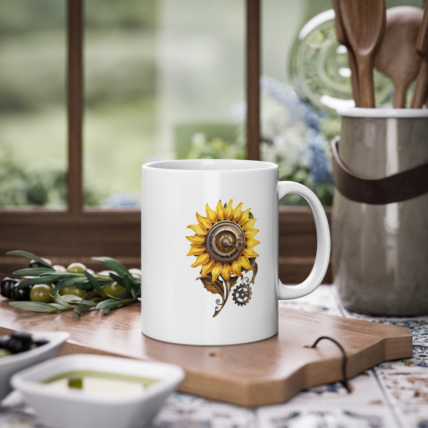 EU - "Mechanical Sunflower" | Coffee Cup