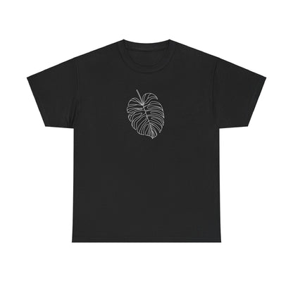 EU - Monstera Line Drawing - "The Continuous Monstera" | unisex T-Shirt