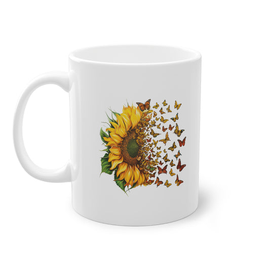 EU - Sunflower Butterflies | Coffee Cup