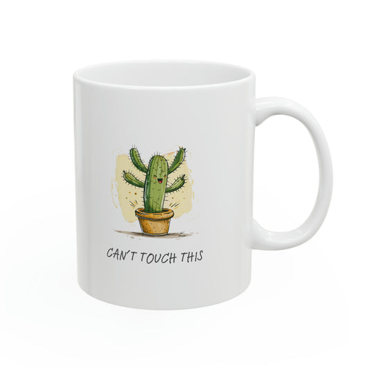 "Can't Touch This" Cactus Coffee Mug