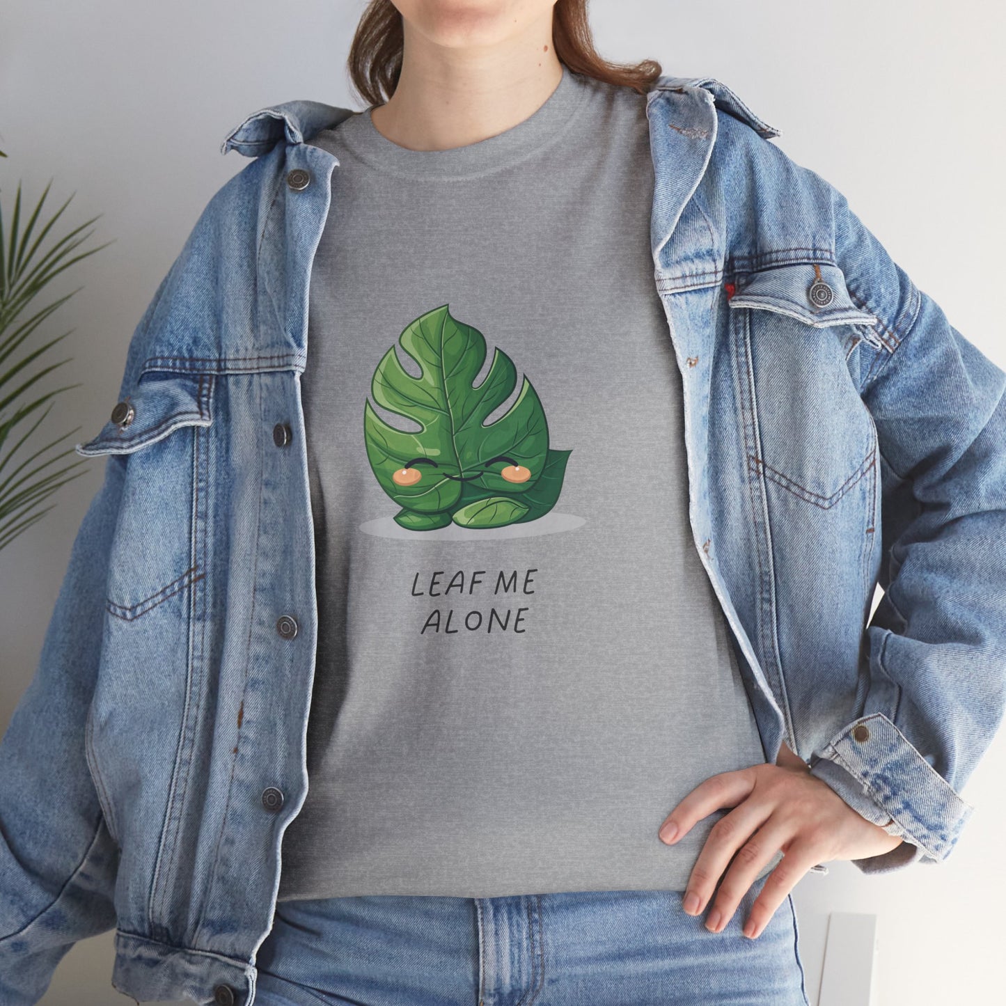 EU - "Leaf me alone" Shirt - Monstera Version | unisex T-Shirt