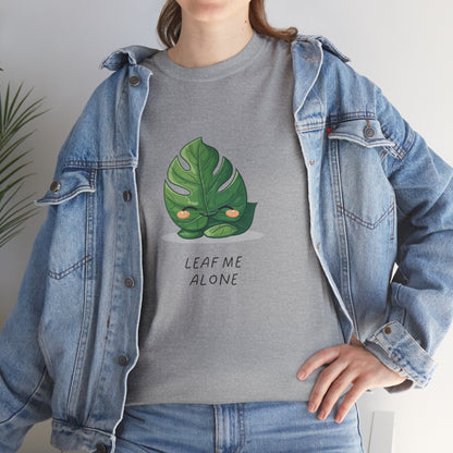 EU - "Leaf me alone" Shirt - Monstera Version | unisex T-Shirt