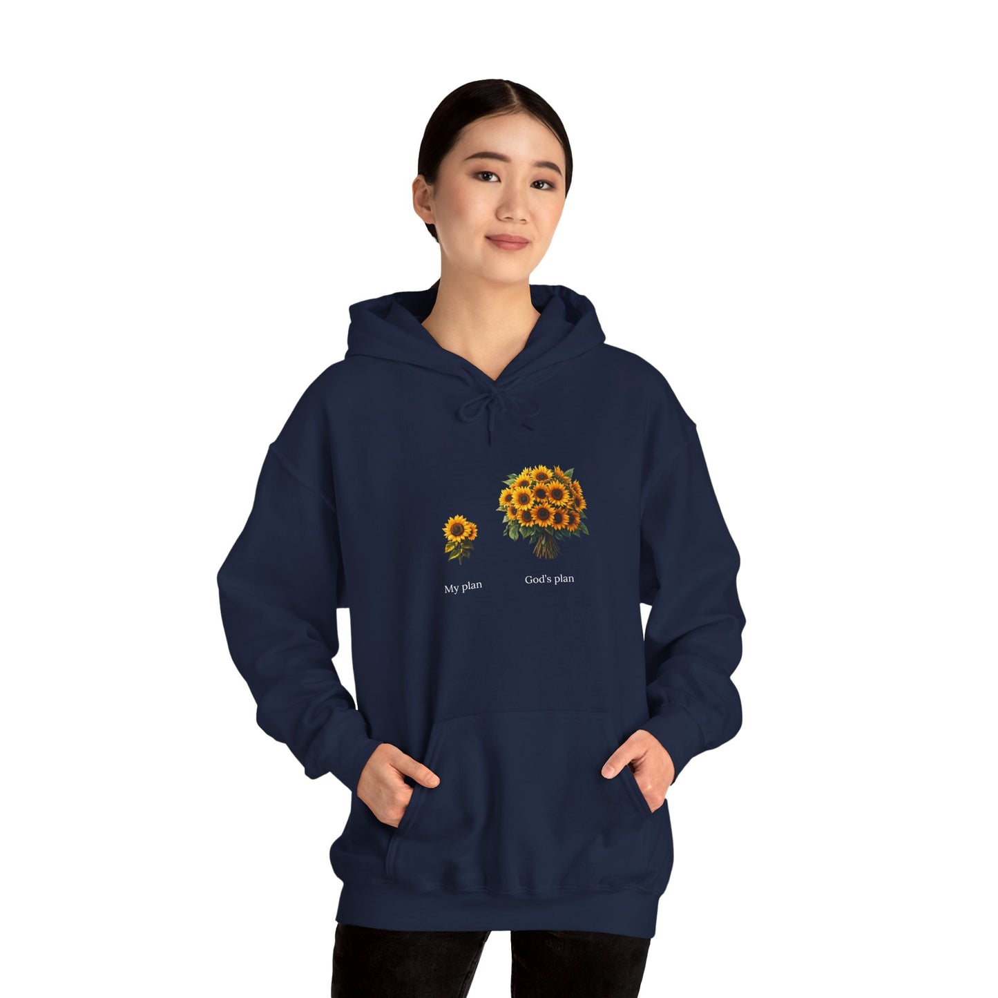 EU - "My plan vs. God's plan" Sunflowers | unisex Hoodie