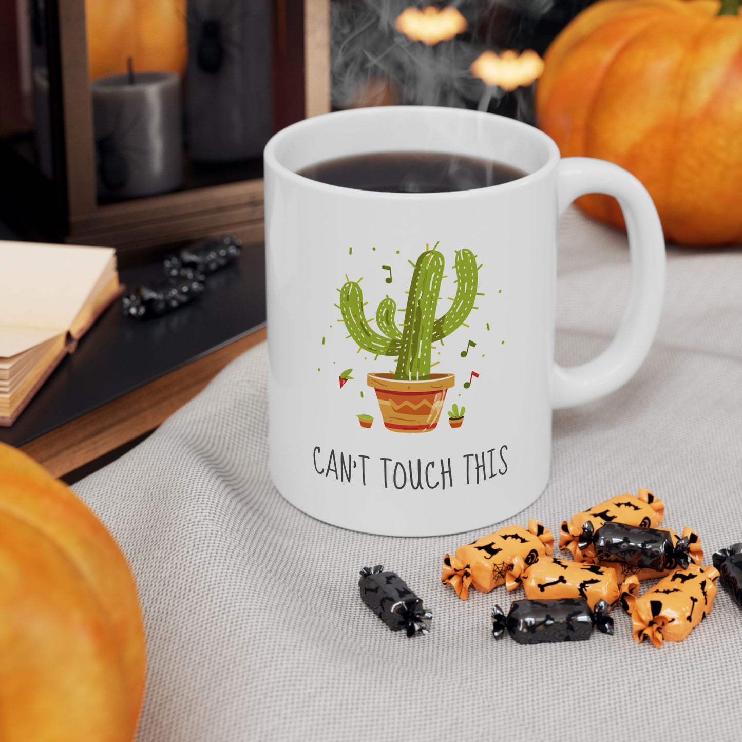 "Can't Touch This" Dancing Cactus Coffee Mug