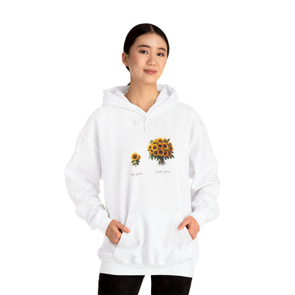 "My plan vs. God's plan" Sunflowers | unisex Hoodie