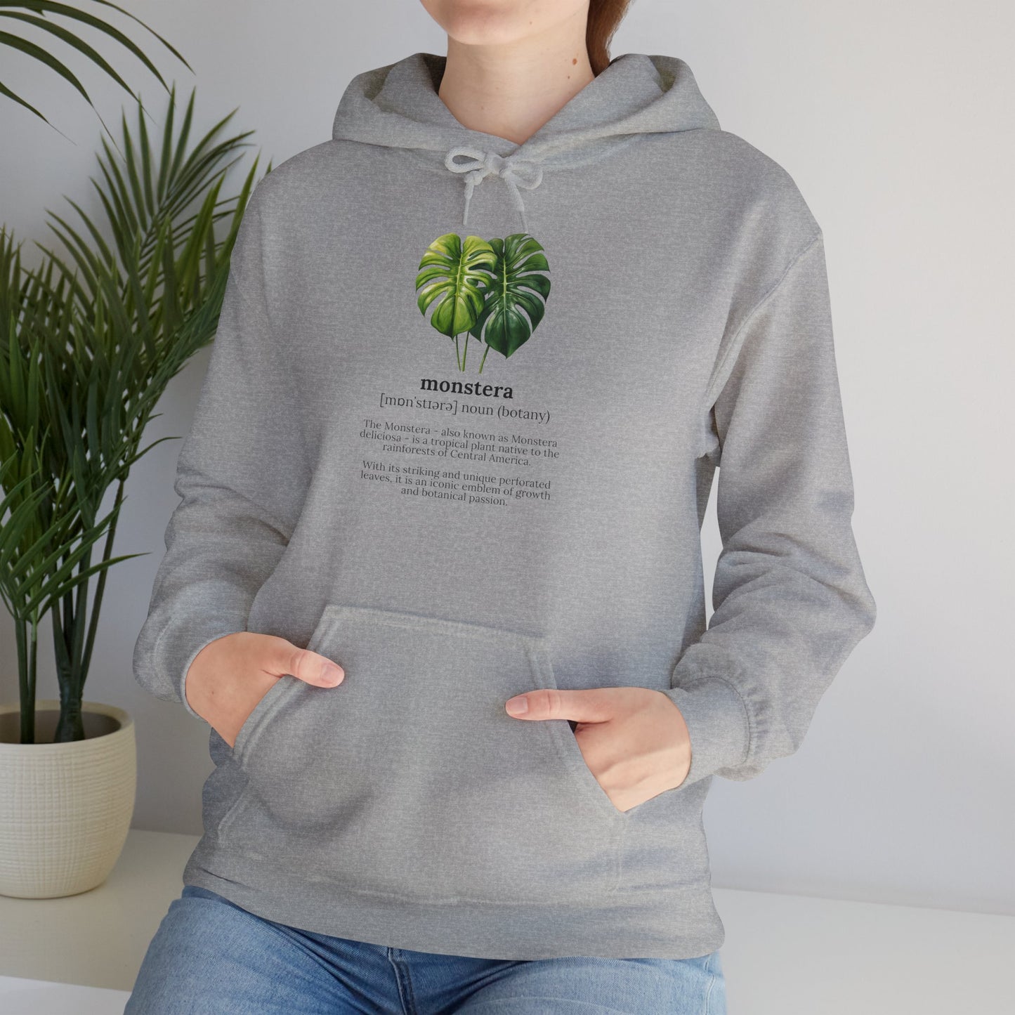 EU - "Monstera Definition" | unisex Hoodie