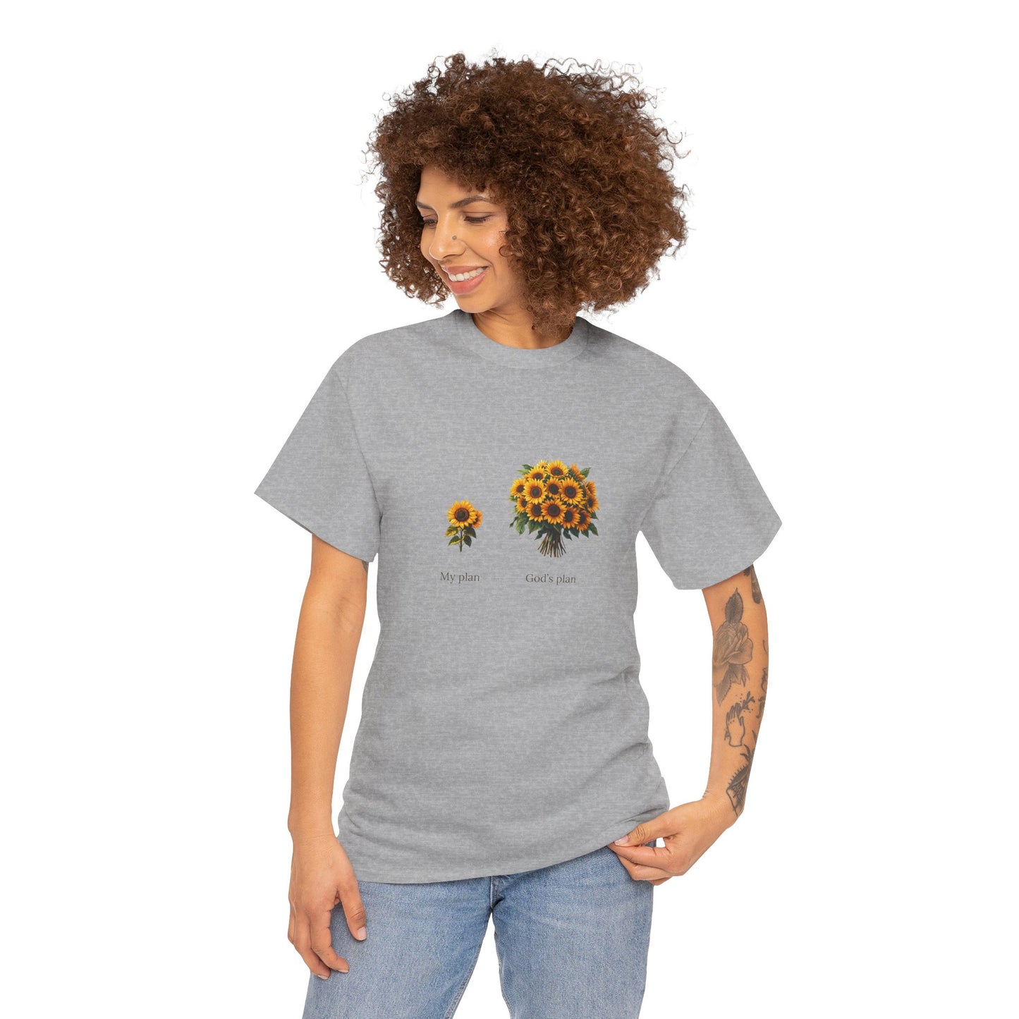 "My plan vs. God's plan" | Sunflowers unisex T-Shirt