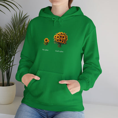 "My plan vs. God's plan" Sunflowers | unisex Hoodie