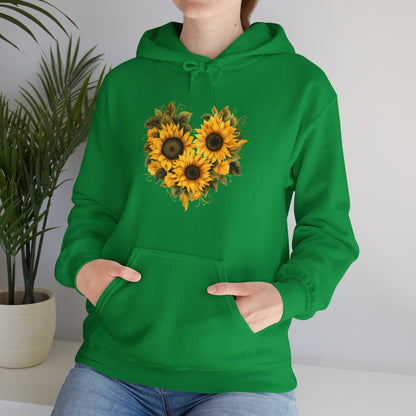 "The Heart of Sunflowers" | unisex Hoodie