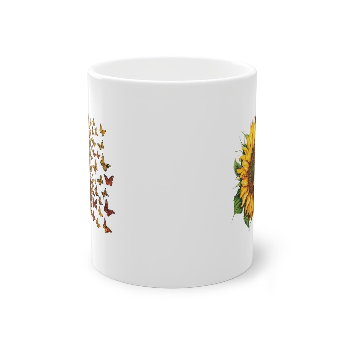 EU - Sunflower Butterflies | Coffee Cup