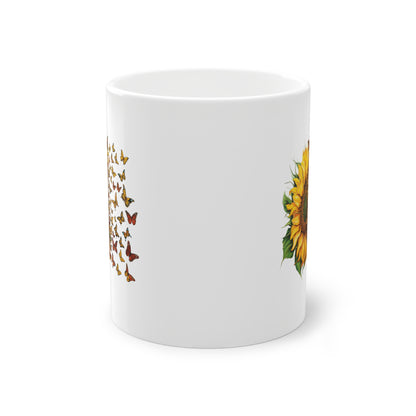 EU - Sunflower Butterflies | Coffee Cup