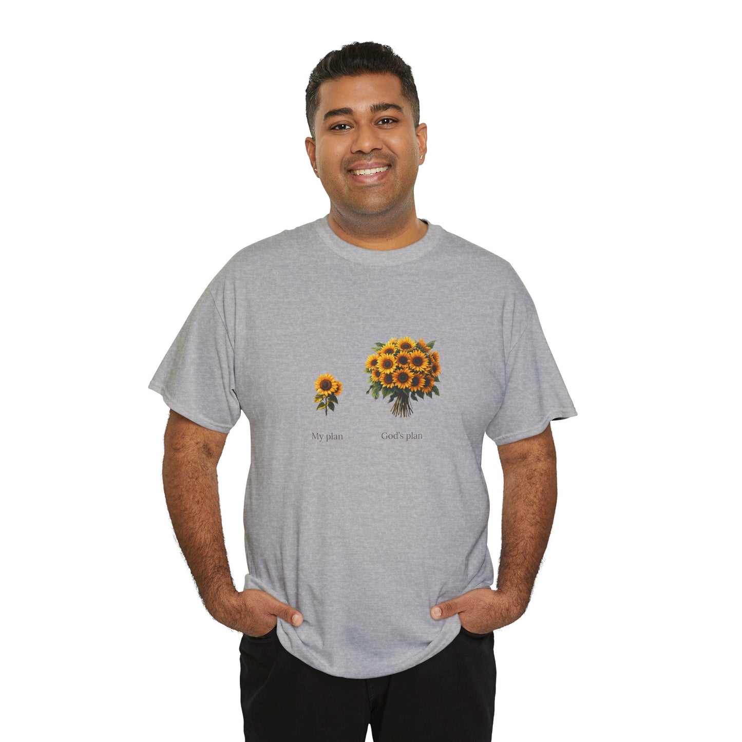 EU - "My plan vs. God's plan" | Sunflowers unisex T-Shirt