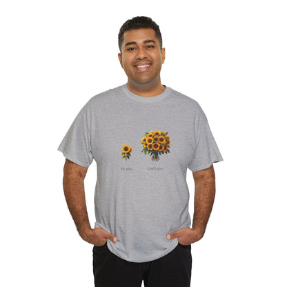 EU - "My plan vs. God's plan" | Sunflowers unisex T-Shirt