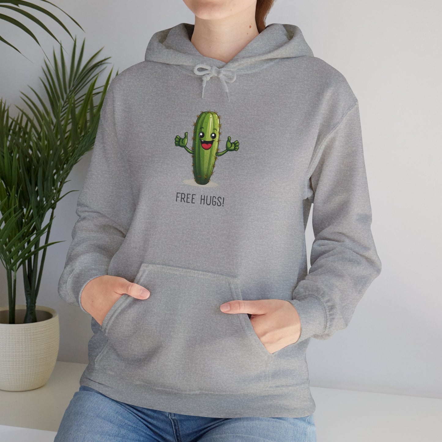 EU - "FREE HUGS" Cactus | unisex Hoodie