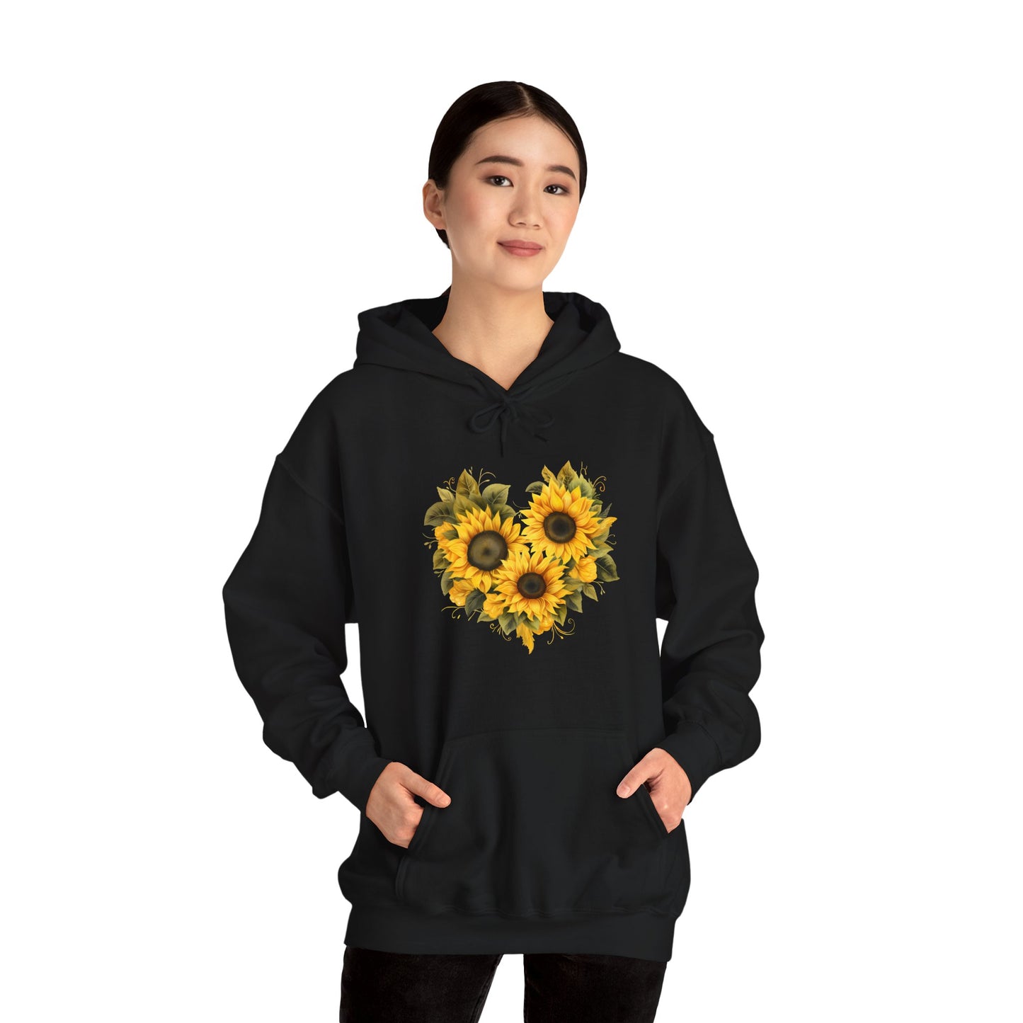 "The Heart of Sunflowers" | unisex Hoodie