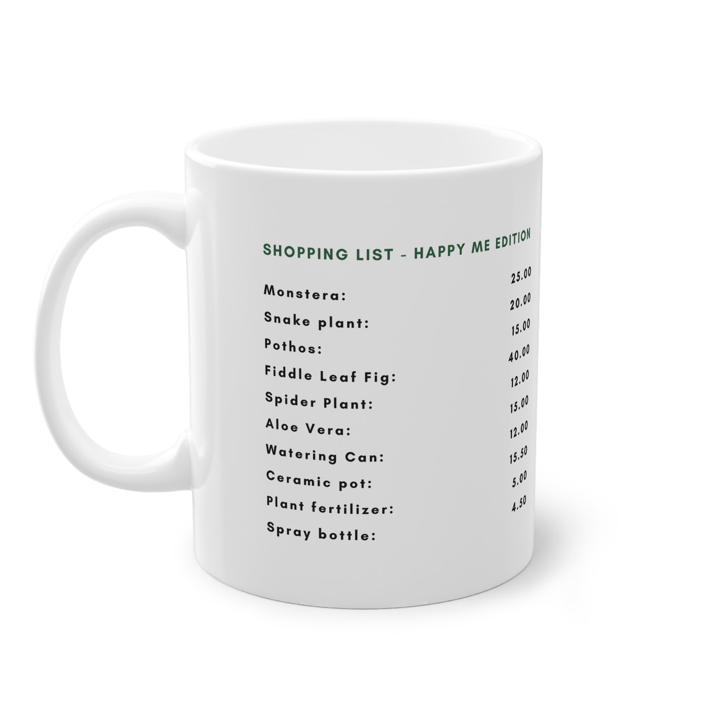 EU - "Plant Shopping List" | Coffee Cup