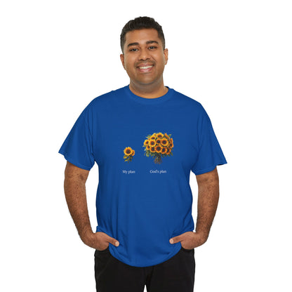 EU - "My plan vs. God's plan" | Sunflowers unisex T-Shirt