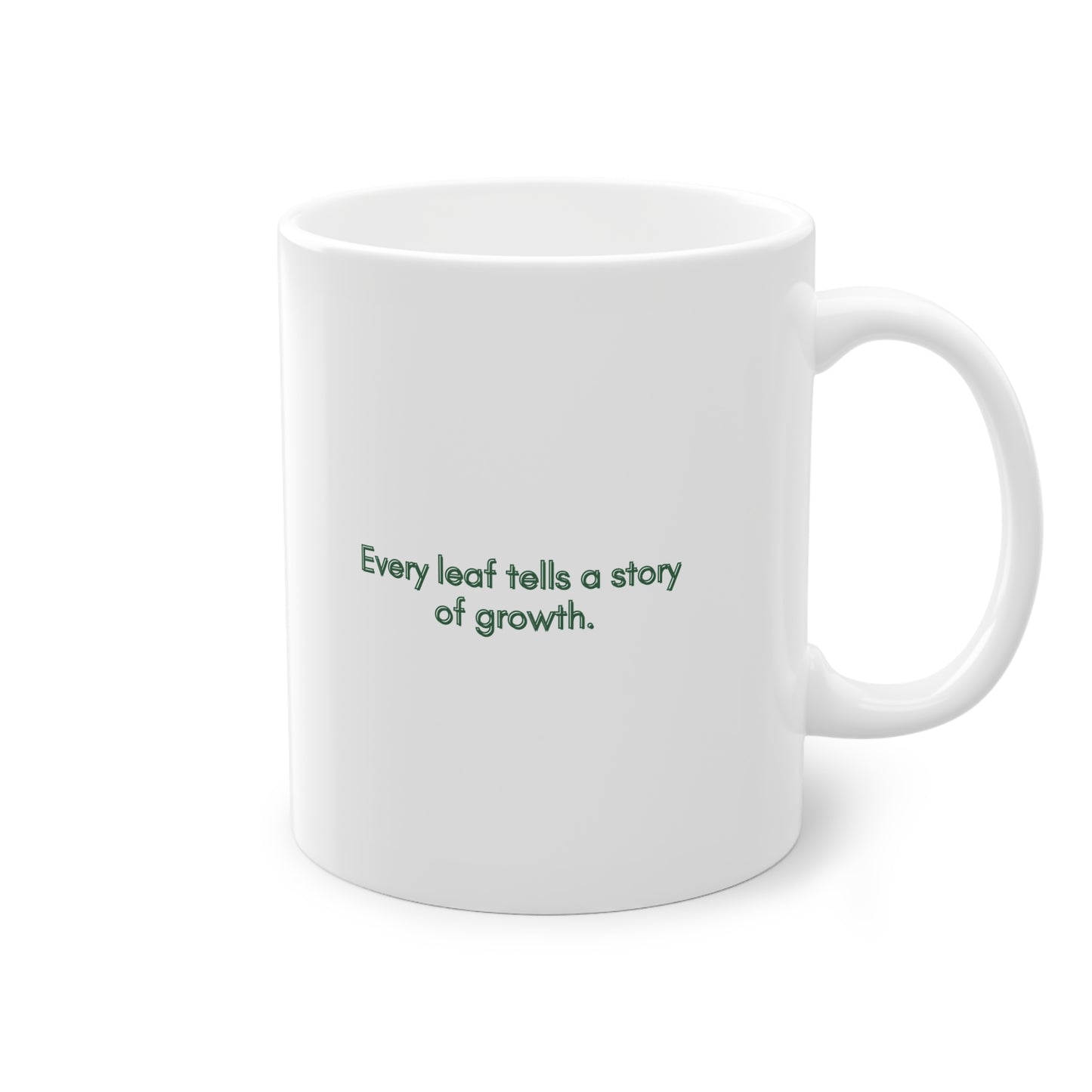 EU -  "Every leaf tells a story of growth." | Coffee Cup